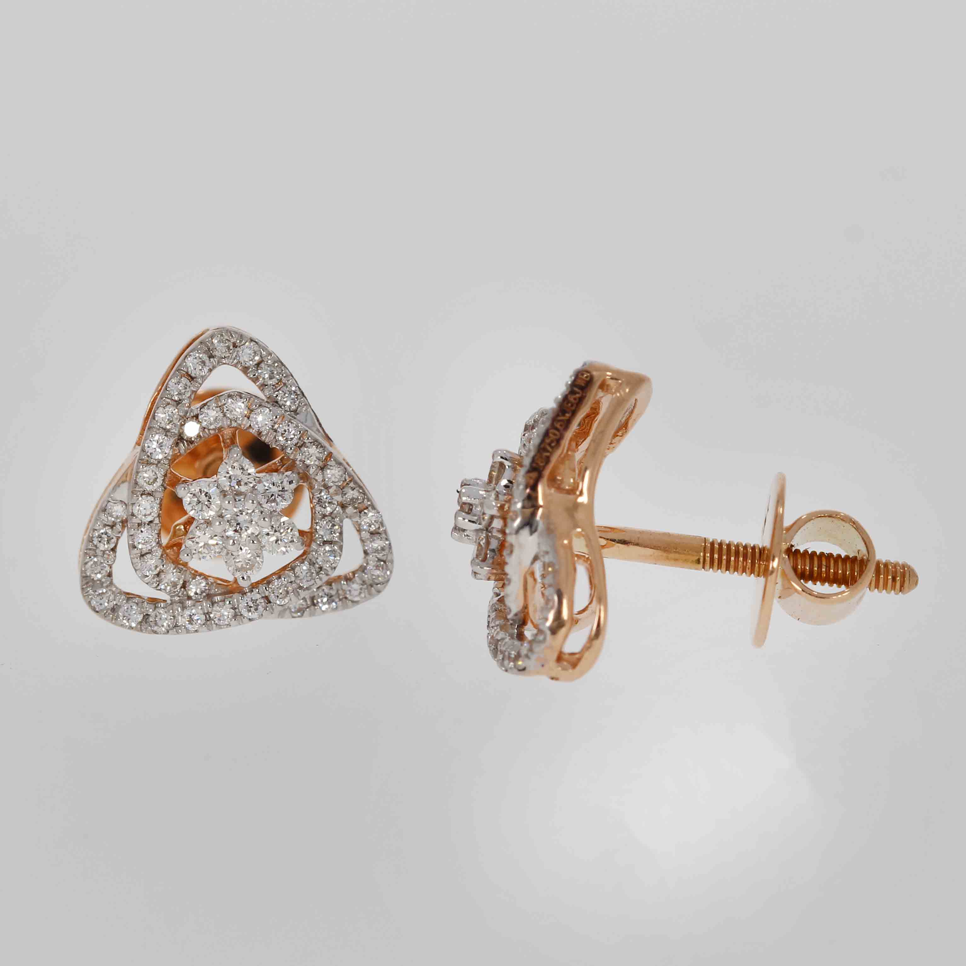 Diamond Earring For Women with Free Gold Coin