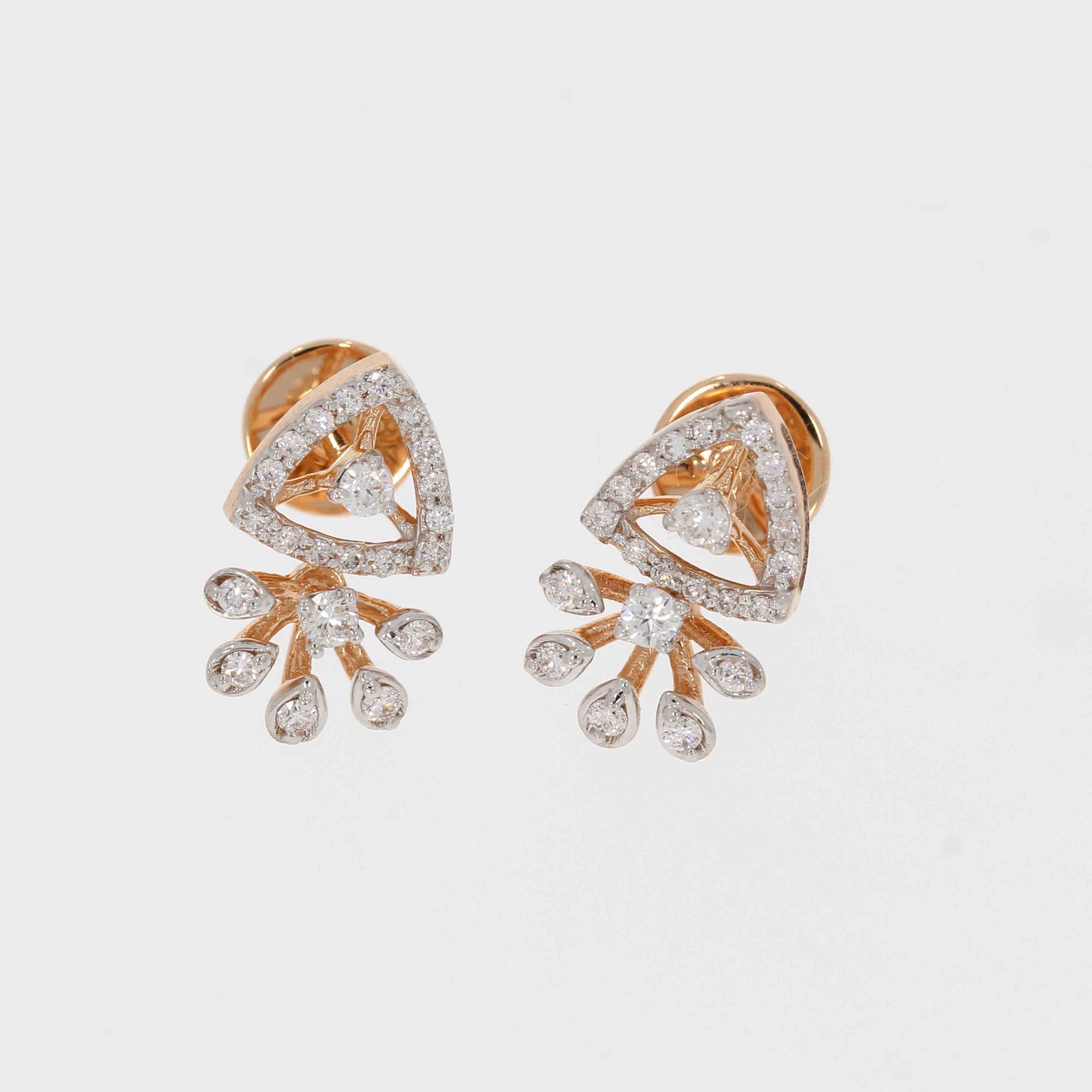 Diamond Earring For Women with Free Gold Coin