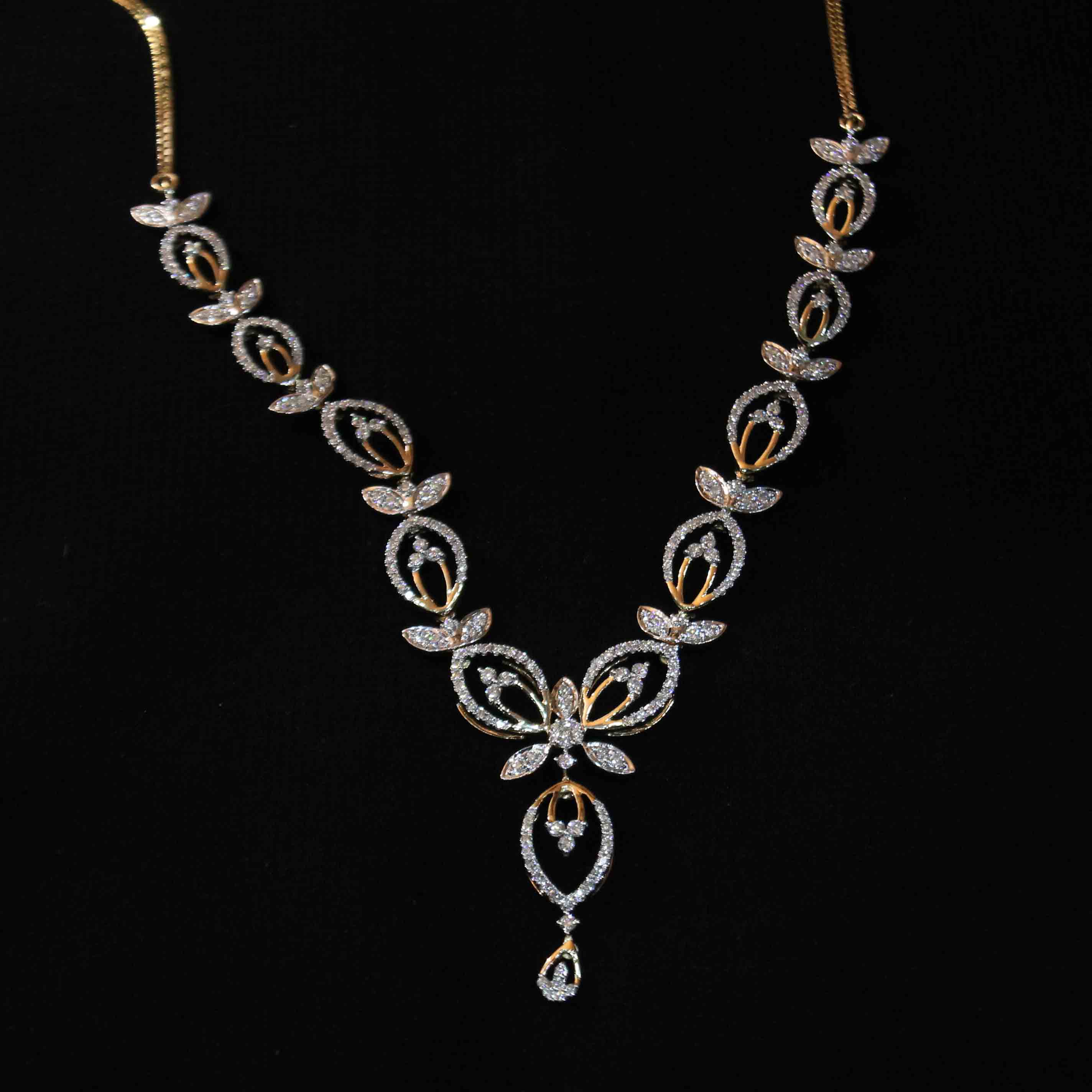 Diamond Necklace For Women with Free Gold Coin