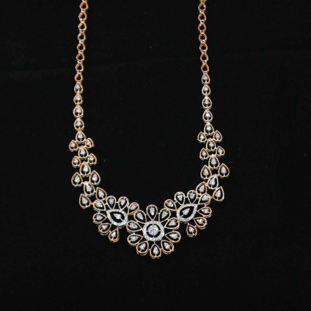 Diamond Necklace For Women with Free Gold Coin