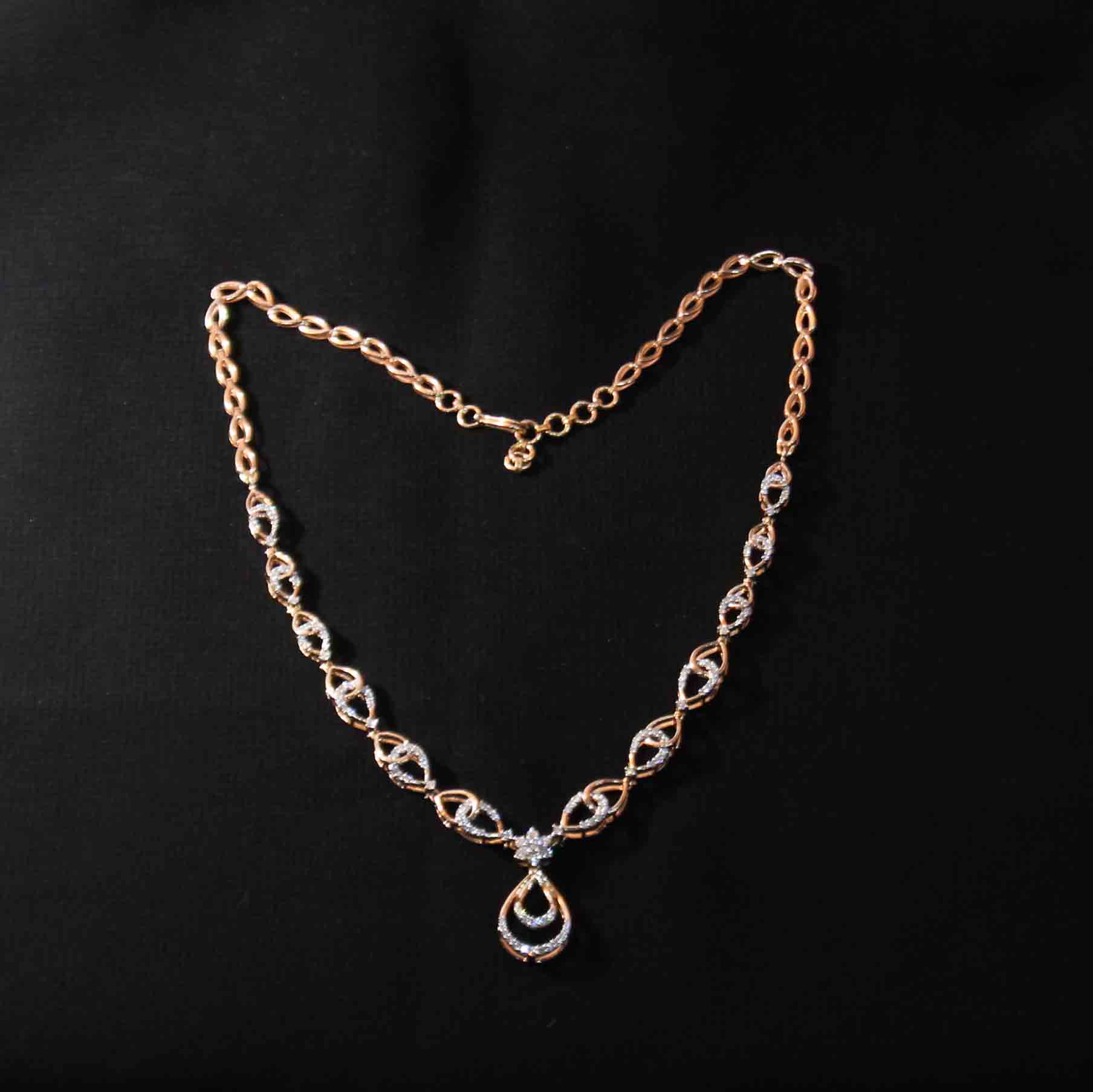 Diamond Necklace For Women with Free Gold Coin