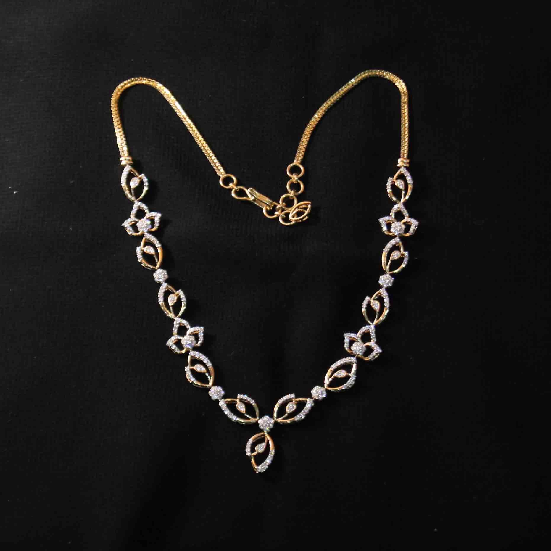 Diamond Necklace For Women with Free Gold Coin