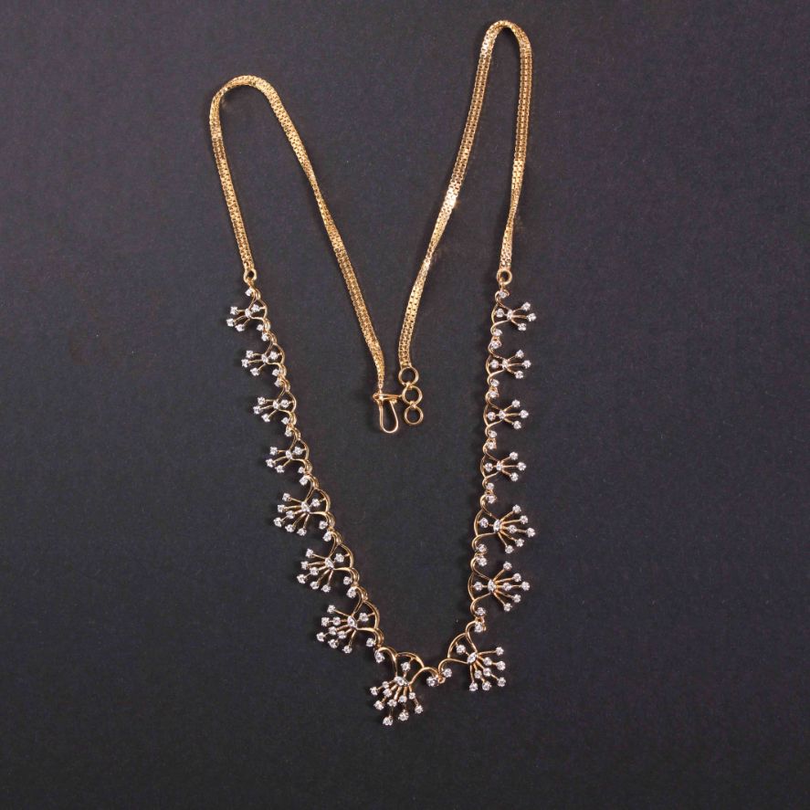 Diamond Necklace For Women with Free Gold Coin