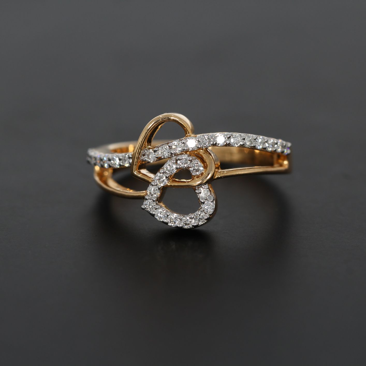 Ivory Heart Diamond Ring with Free Gold Coin