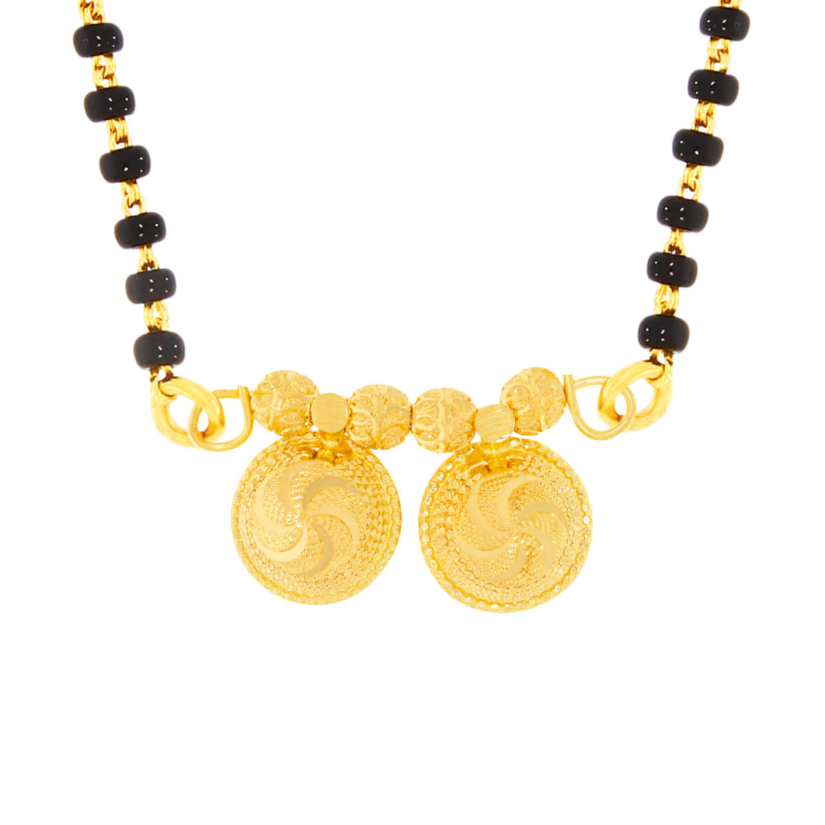 kiran Gold Mangalsutra mani wati with Free Gold Coin