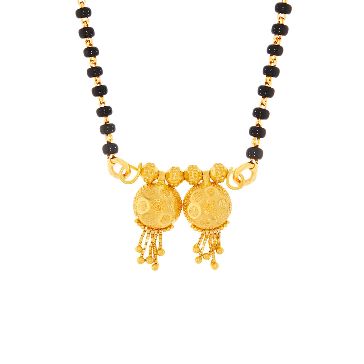 Vivacious Hanging Gold Mangalsutra Mani Wati with Free Gold Coin