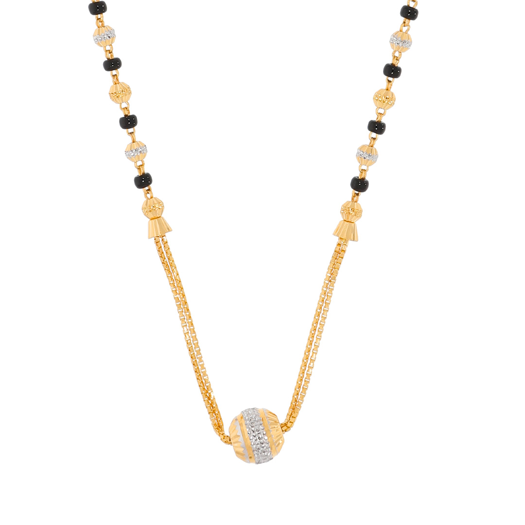 muhurta Gold Mangalsutra with Free Gold Coin