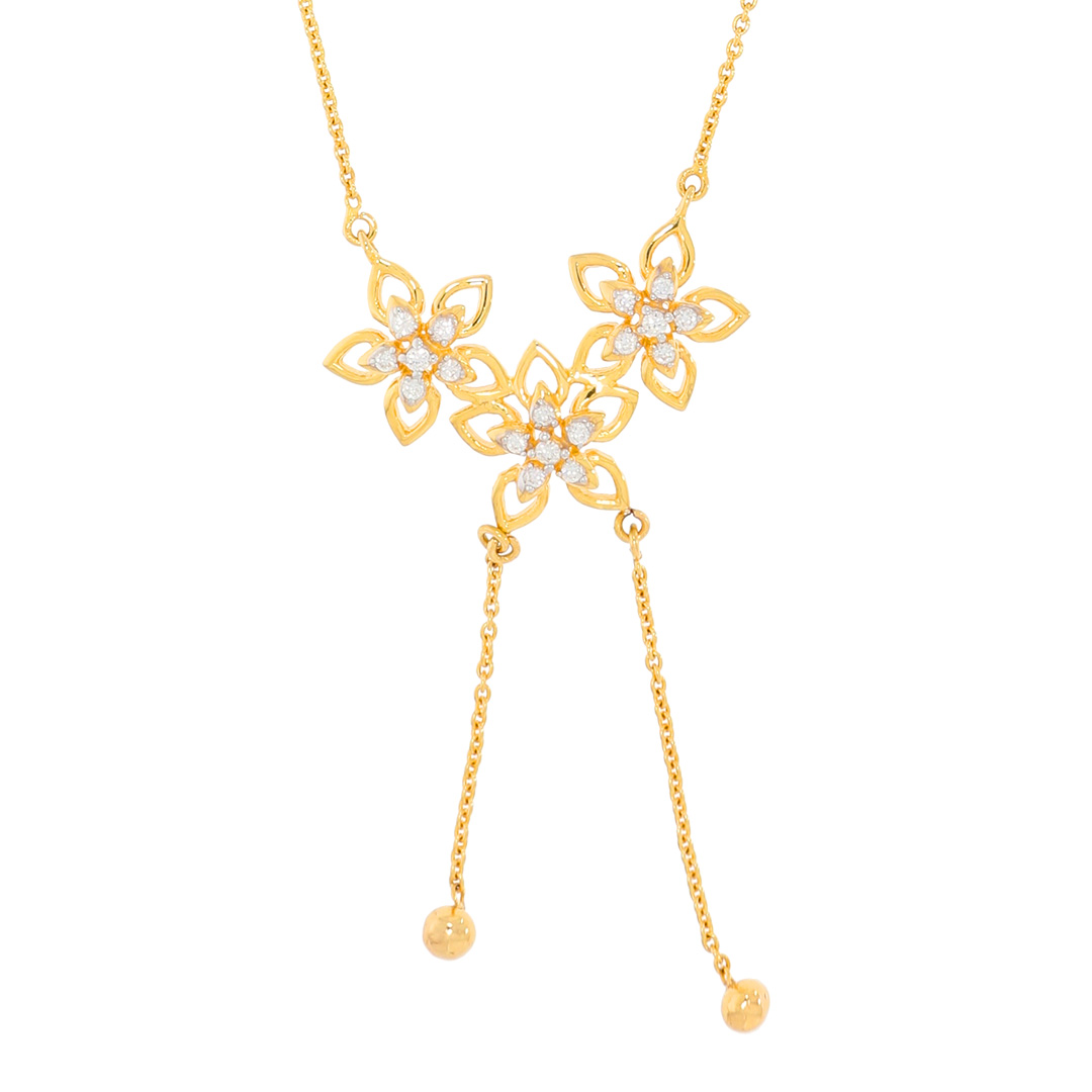 THE BRIGHT FLOWER NECKLACE with Free Gold Coin