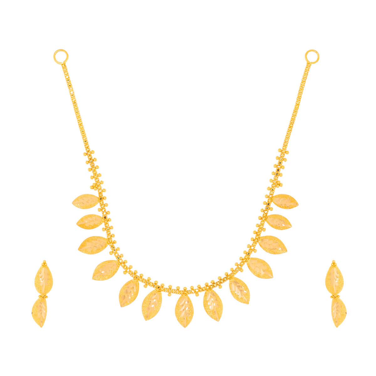 Vigilant Femme Gold Necklace Set with Free Gold Coin