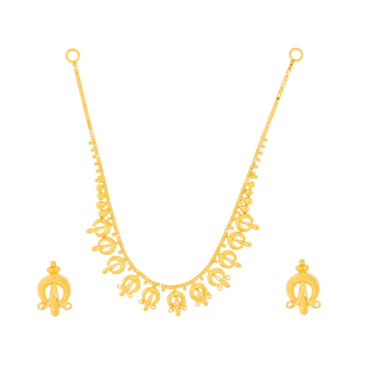 Luminous Gold Necklace Set