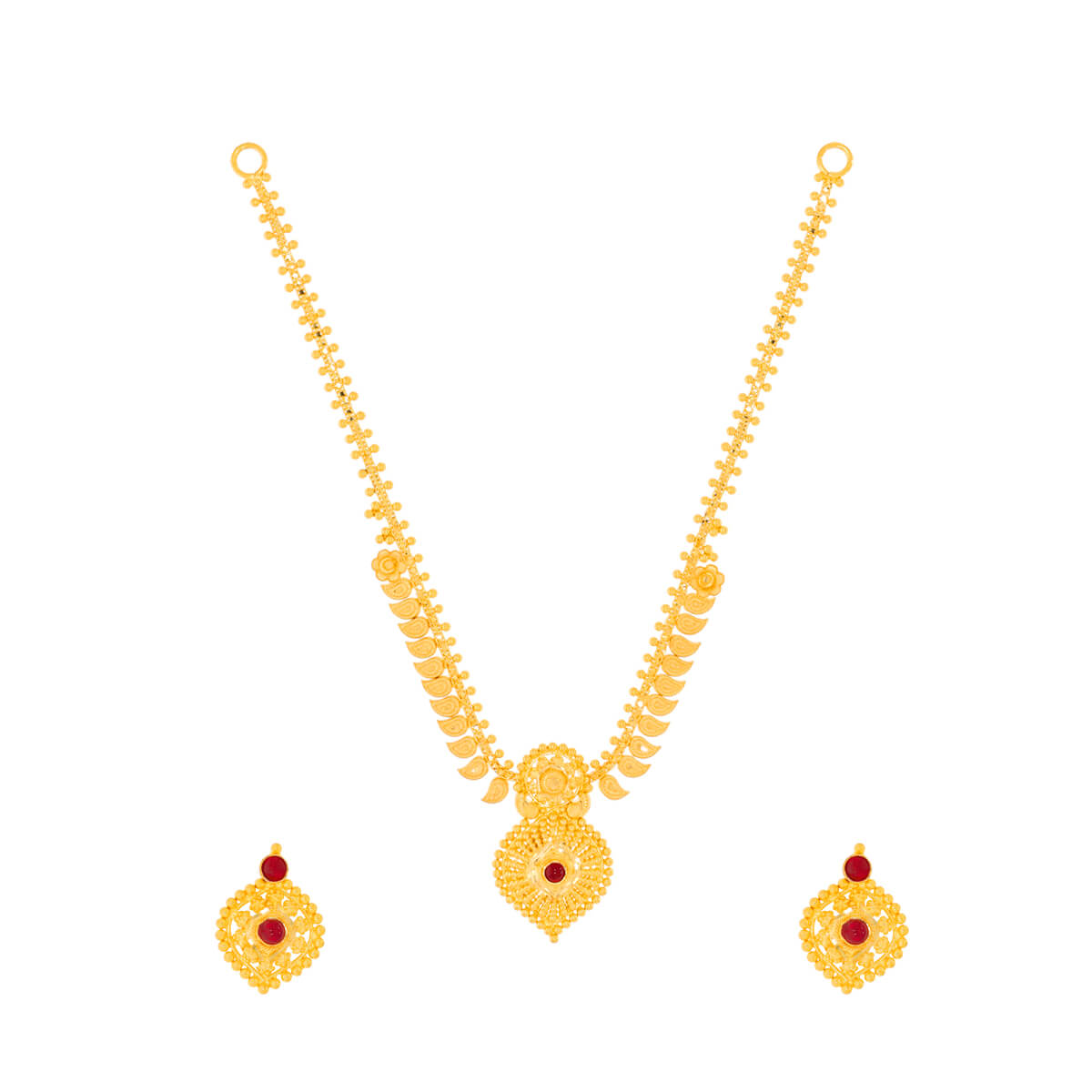 Luxurious Gold Necklace Set