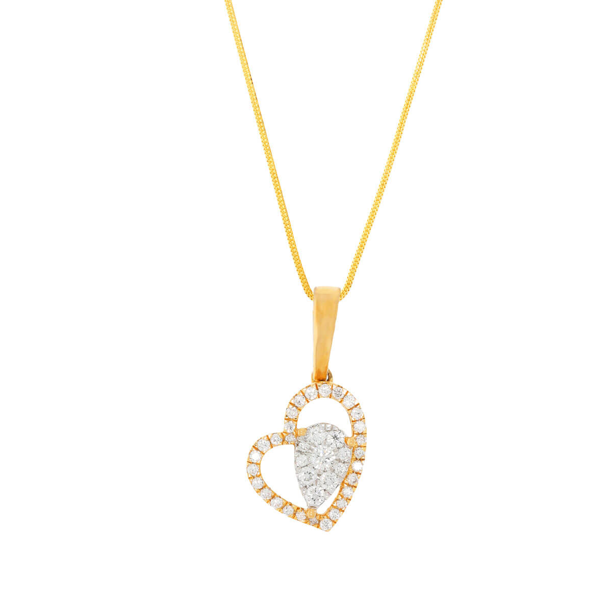 Lovestruck Diamond Pendant with Free Gold Coin