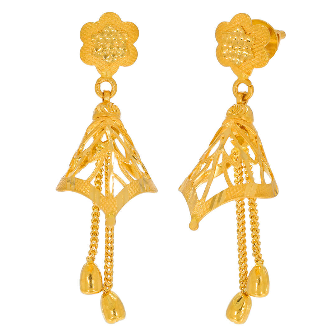 Yellow Gold Earring