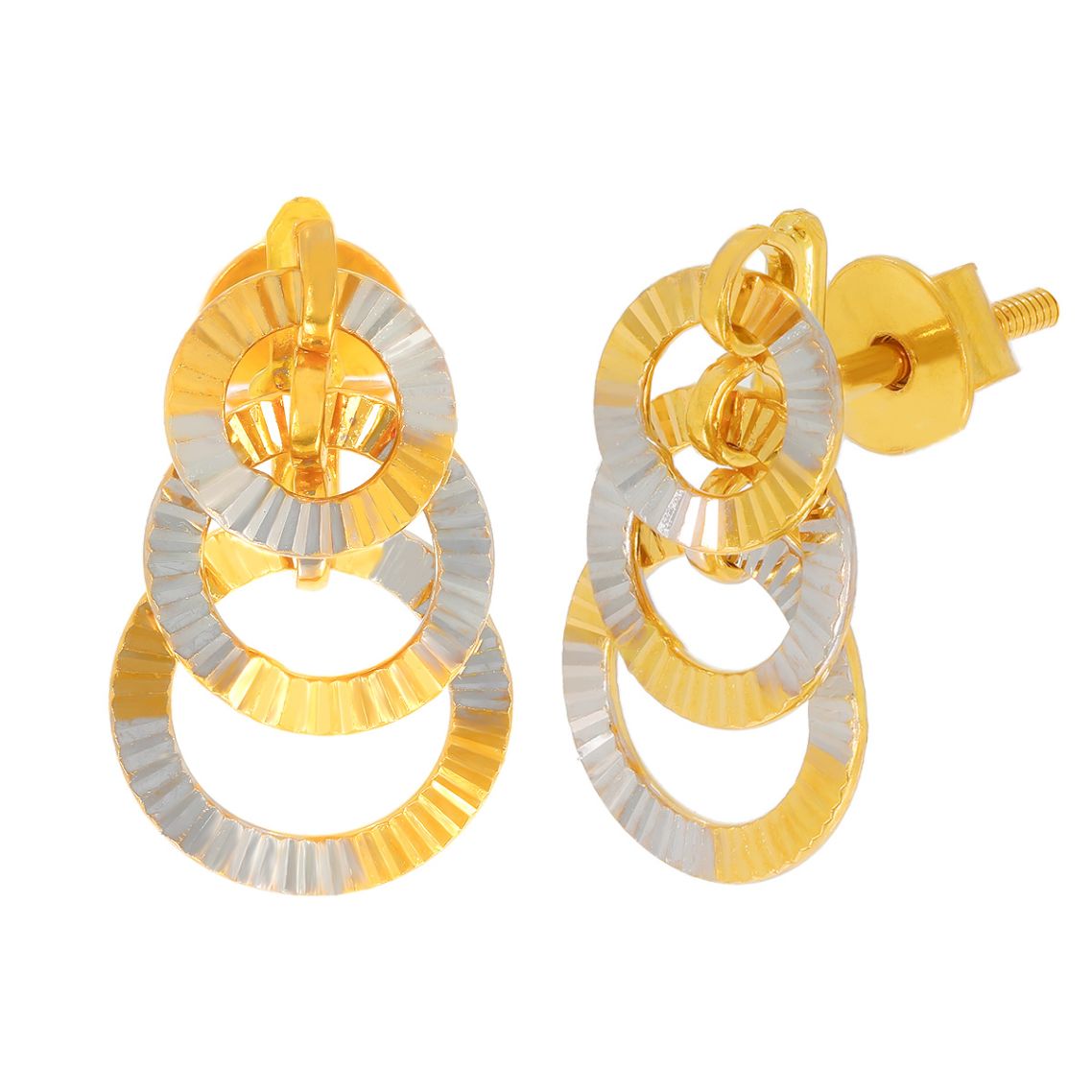 Gold Earring For Women with Free Gold Coin