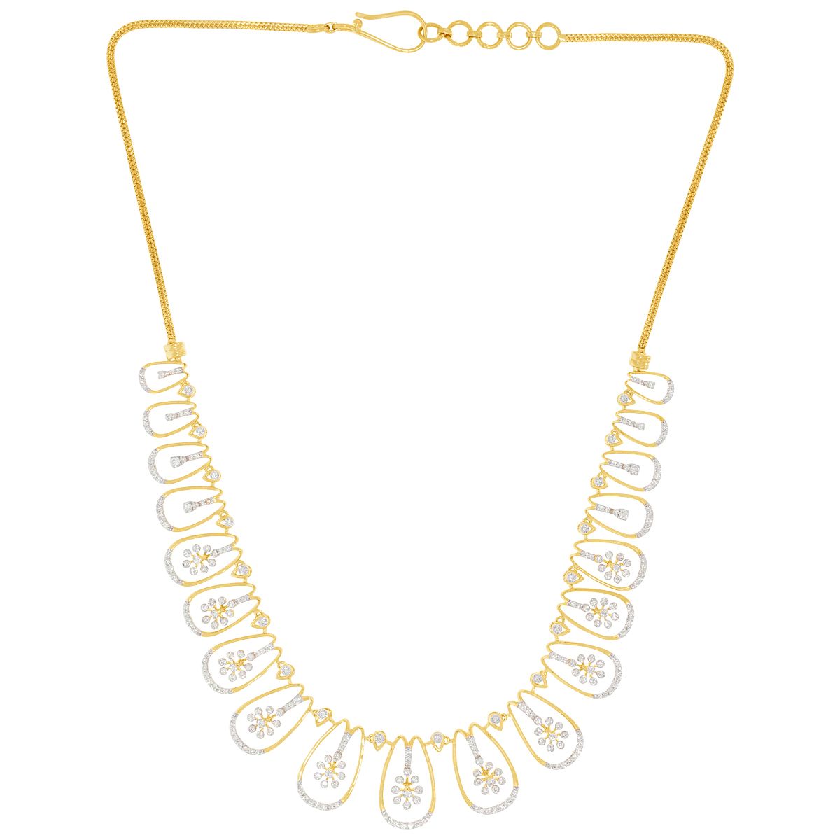 Diamond Necklace with Free Gold Coin