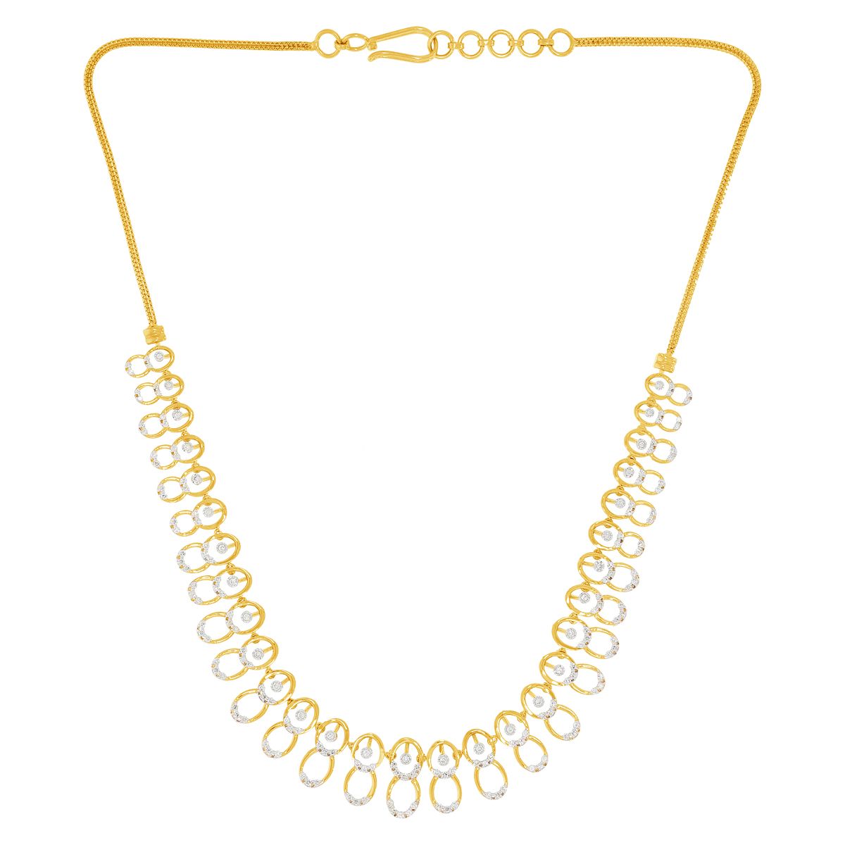 Diamond Necklace with Free Gold Coin