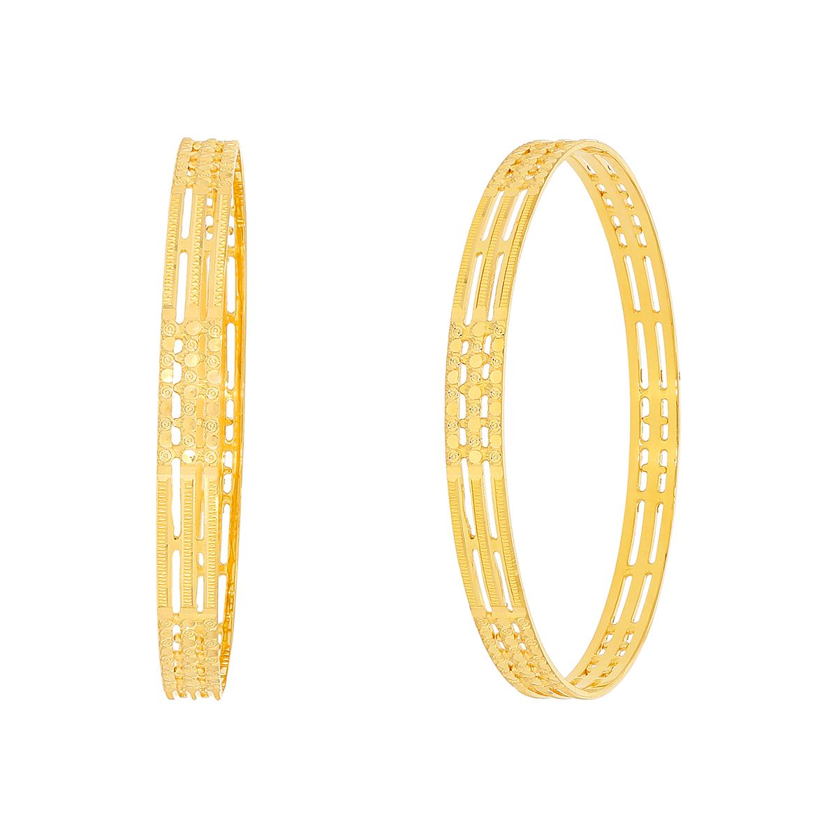 Gold bangle for Women with Free Gold Coin