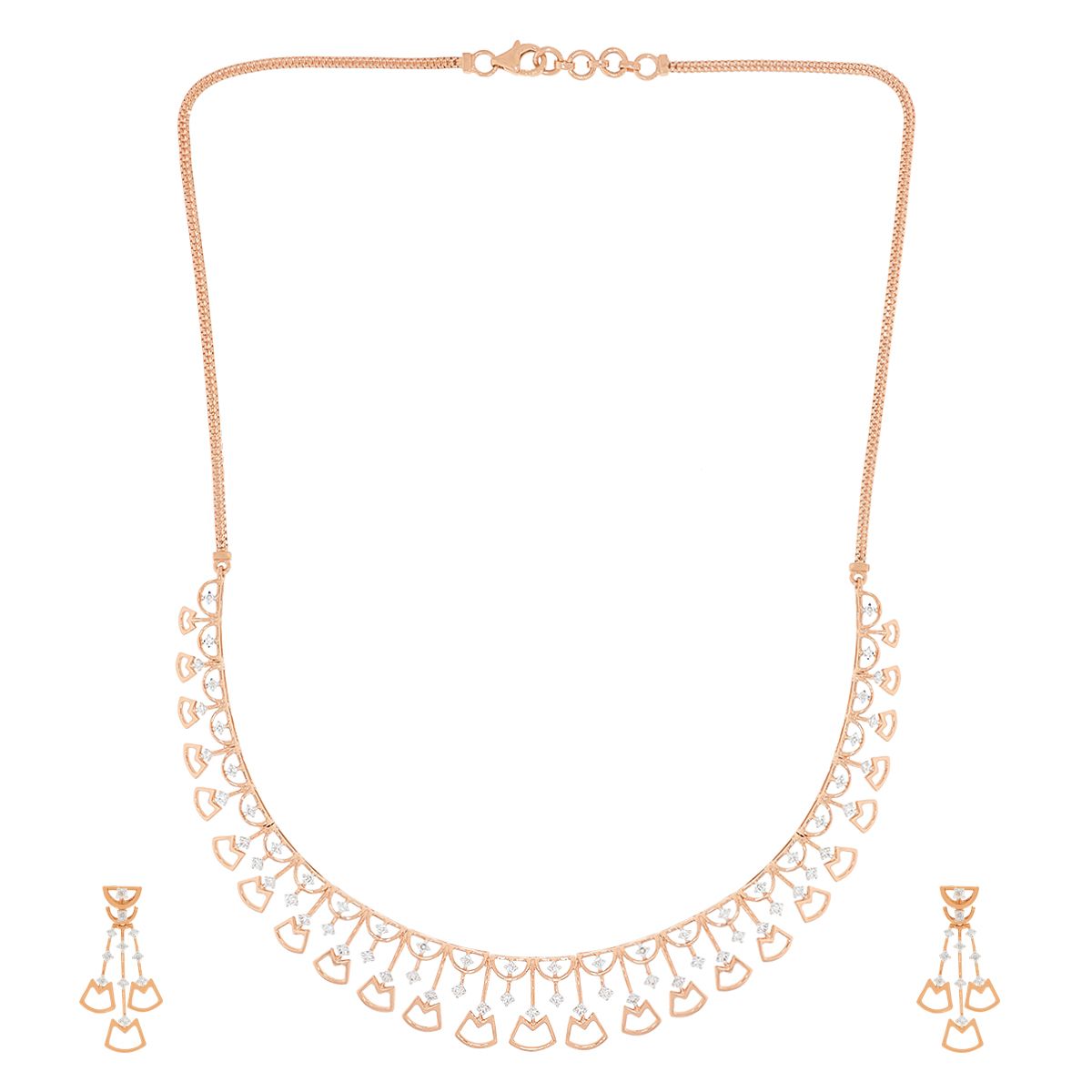 Diamond Necklace Set For Women