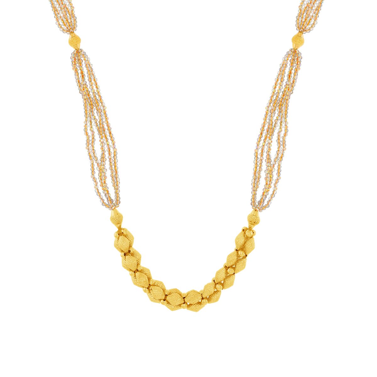 Blissful Motiyan Gold Necklace