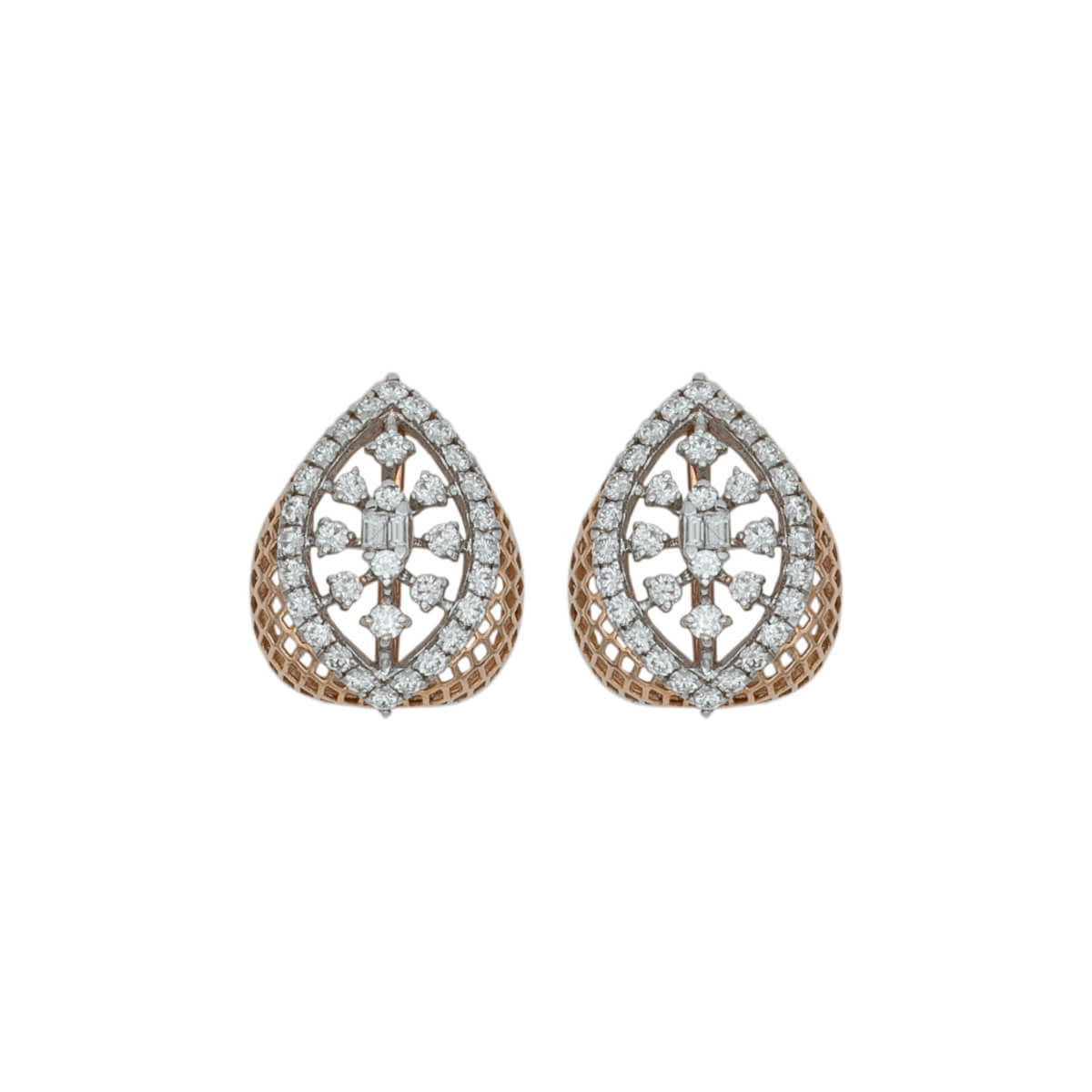 Trisha Diamond Earrings with Free Gold Coin