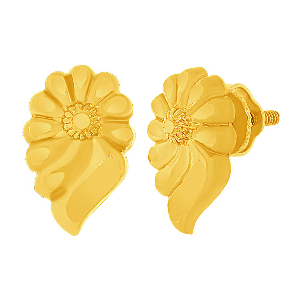 Revati Gold Earring with Free Gold Coin