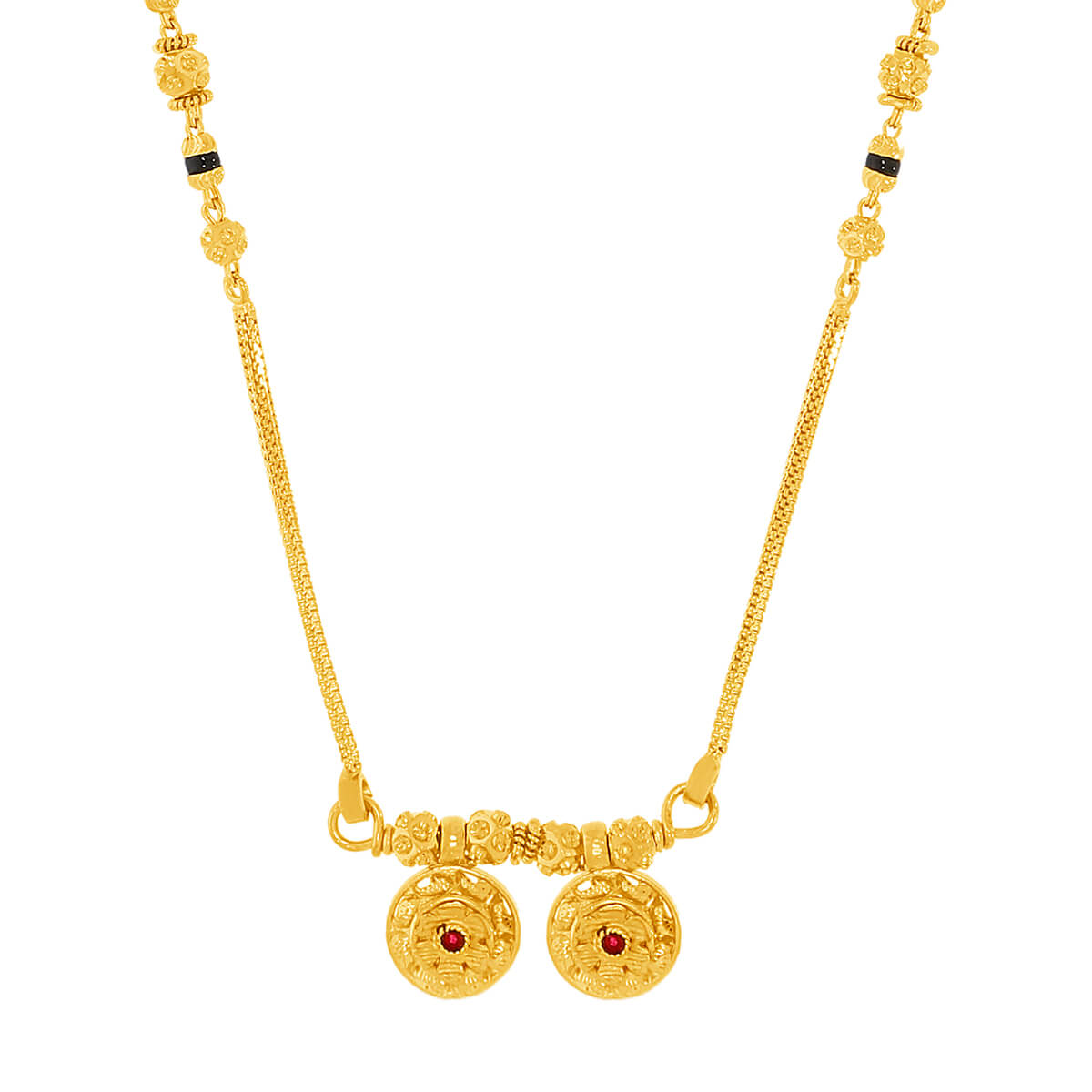 Shoshana Gold Mangalsutra with Free Gold Coin