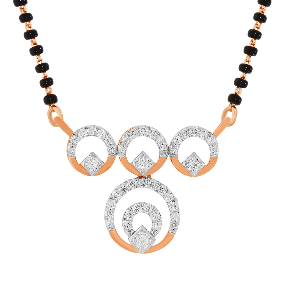 Bloom Miracle Diamond Mangalsutra Pendant