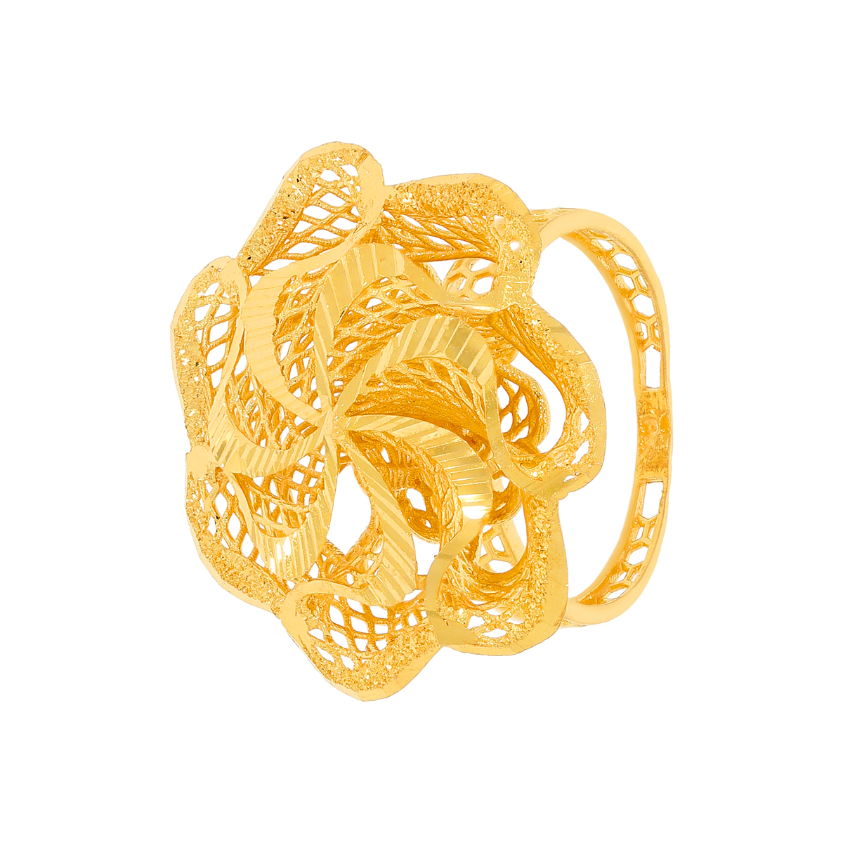 Kyra Gold Ring with Free Gold Coin