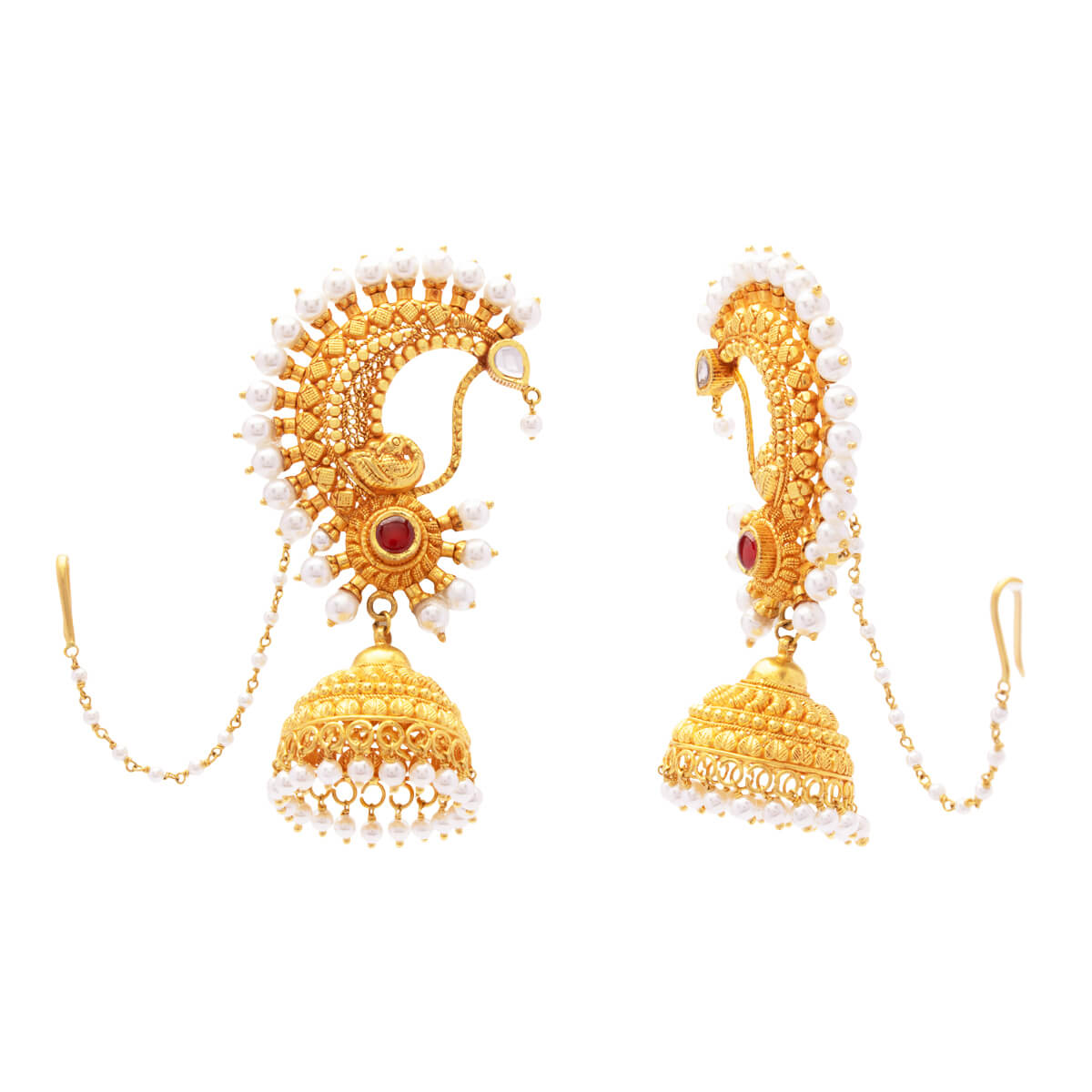 Maniksha Gold Earrings