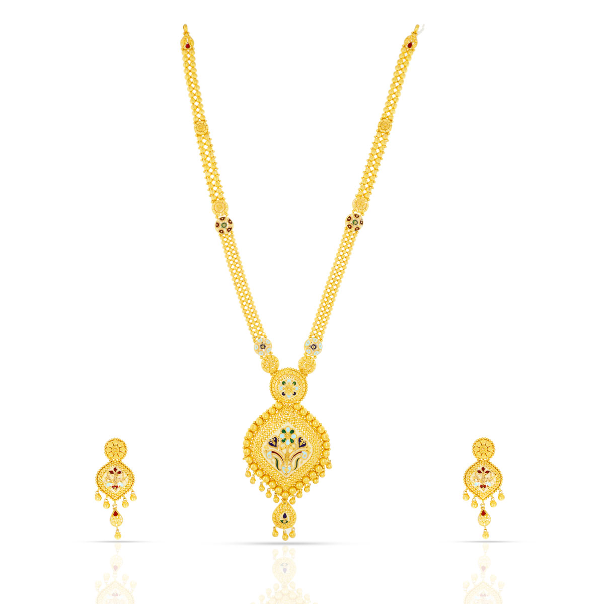 Gold Necklace Set with Free Gold Coin