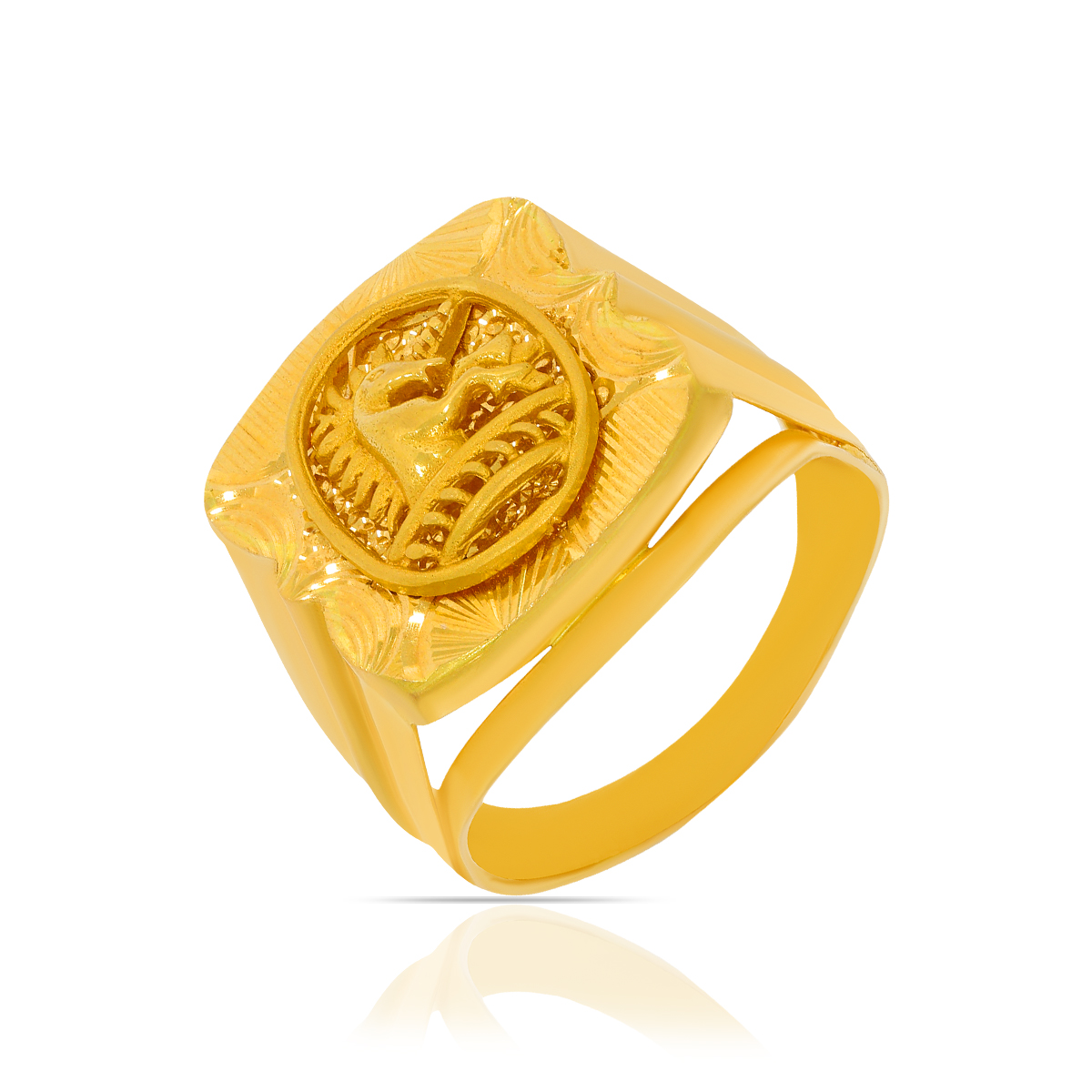 Gold Ring with Free Gold Coin