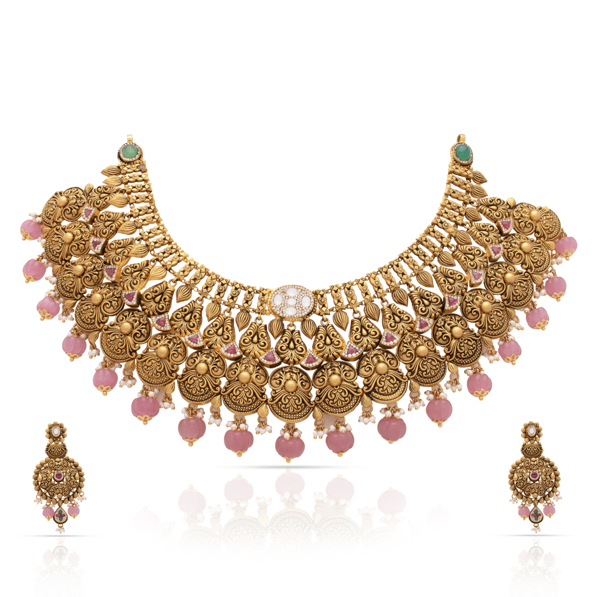 Gold Necklace Set