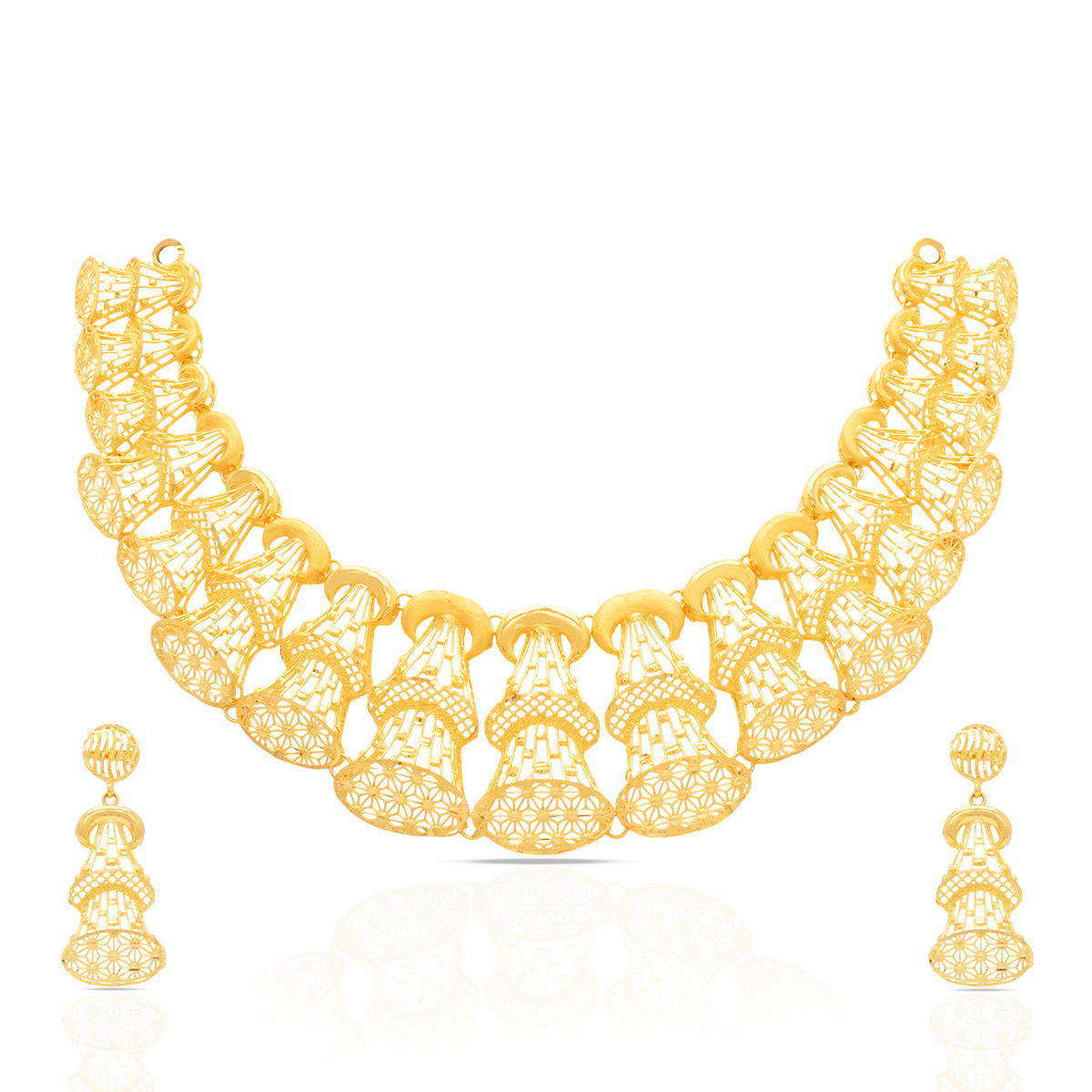 Gold Necklace Set with Free Gold Coin