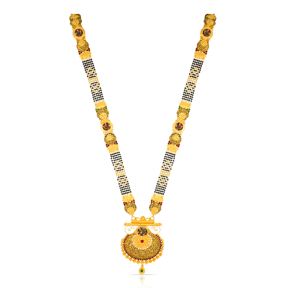 Gold Mangalsutra with Free Gold Coin