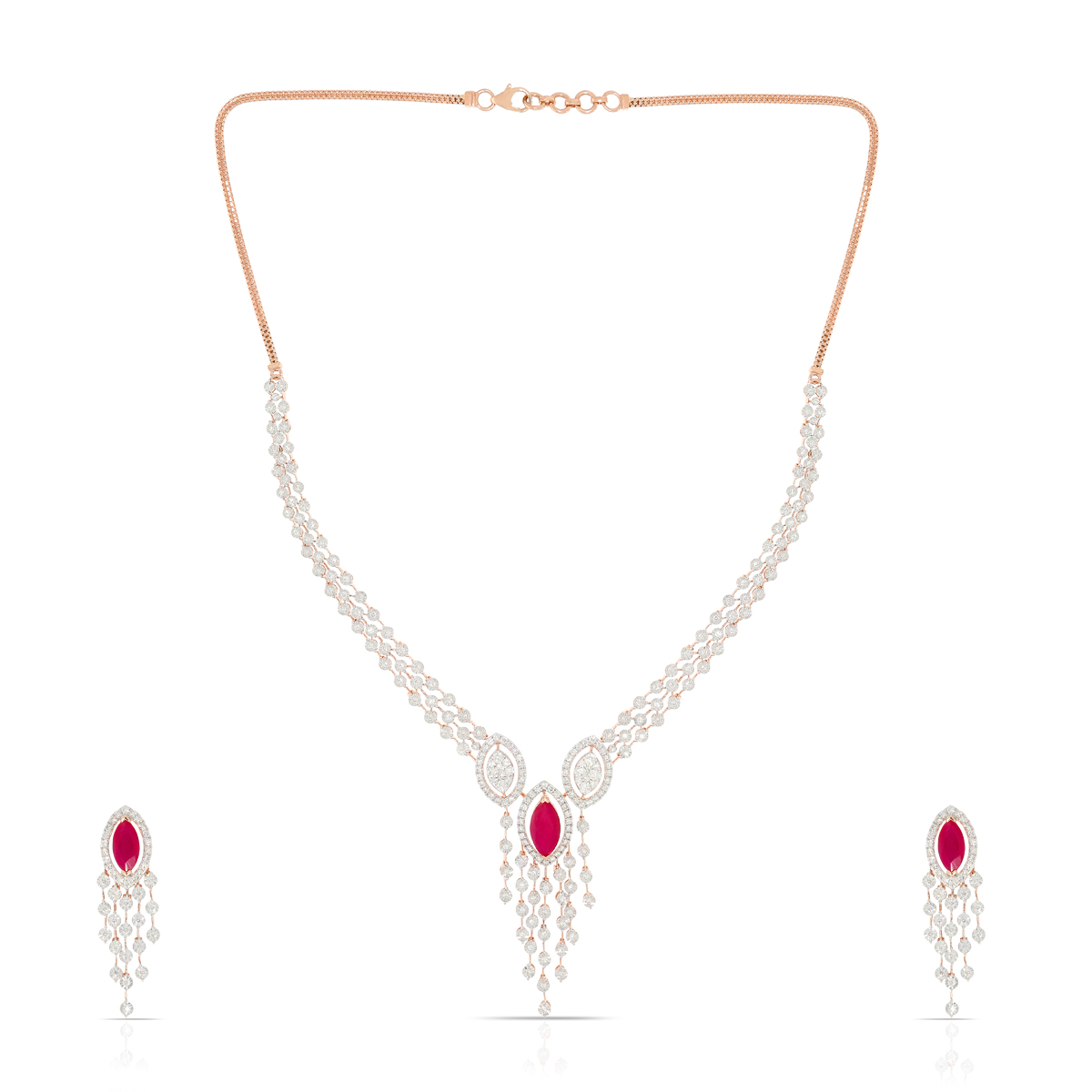 Diamond Necklace Set