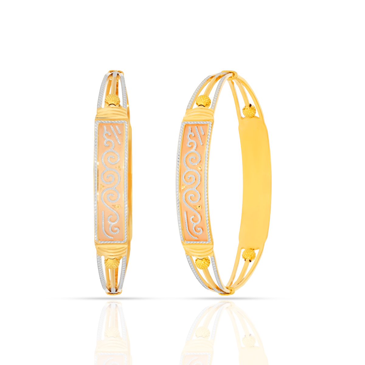 Gold Bangle with Free Gold Coin