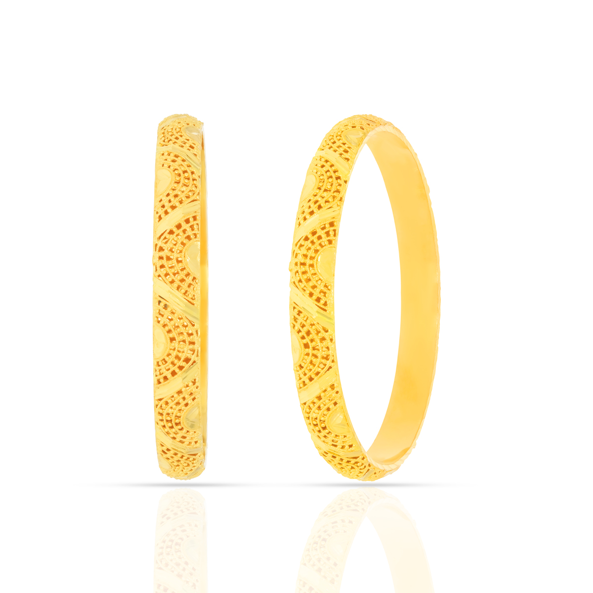 Gold Bangle with Free Gold Coin