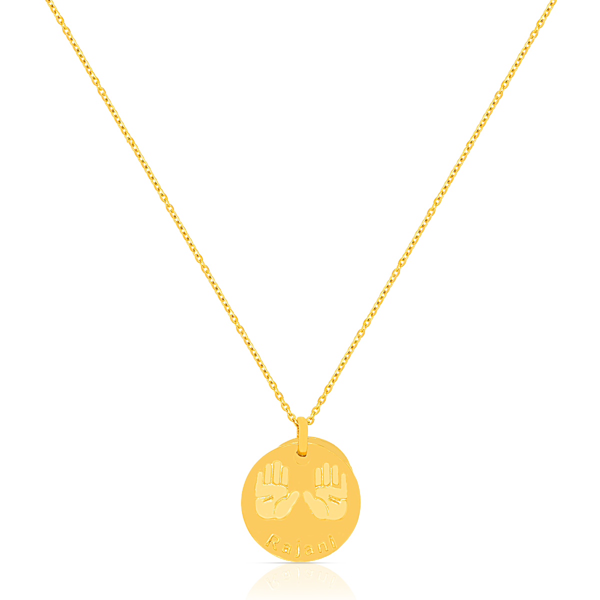 Gold Pendant with Chain for Kids