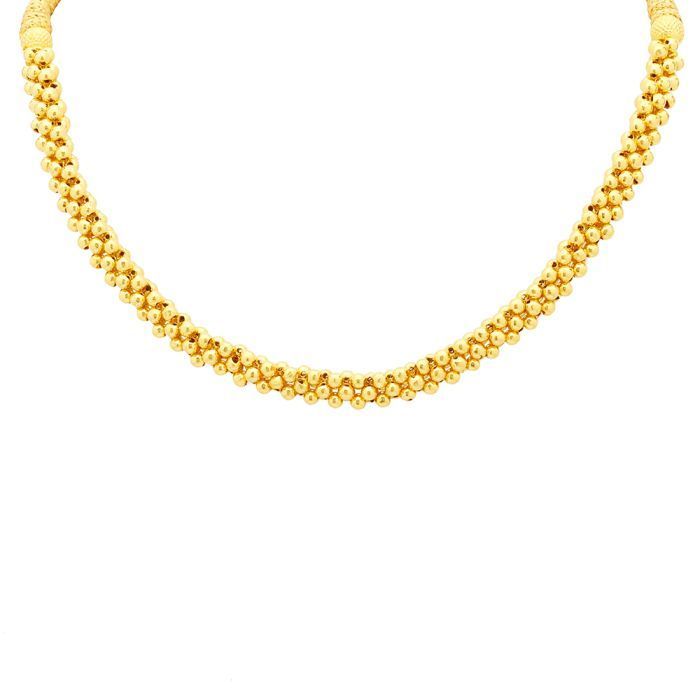 Gold Thushi Necklace with Free Gold Coin