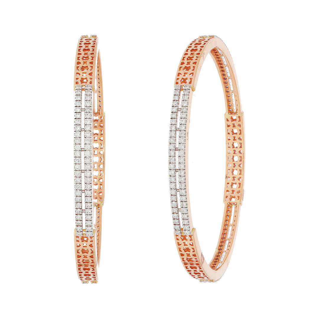 Sparkling Diamond Bangle