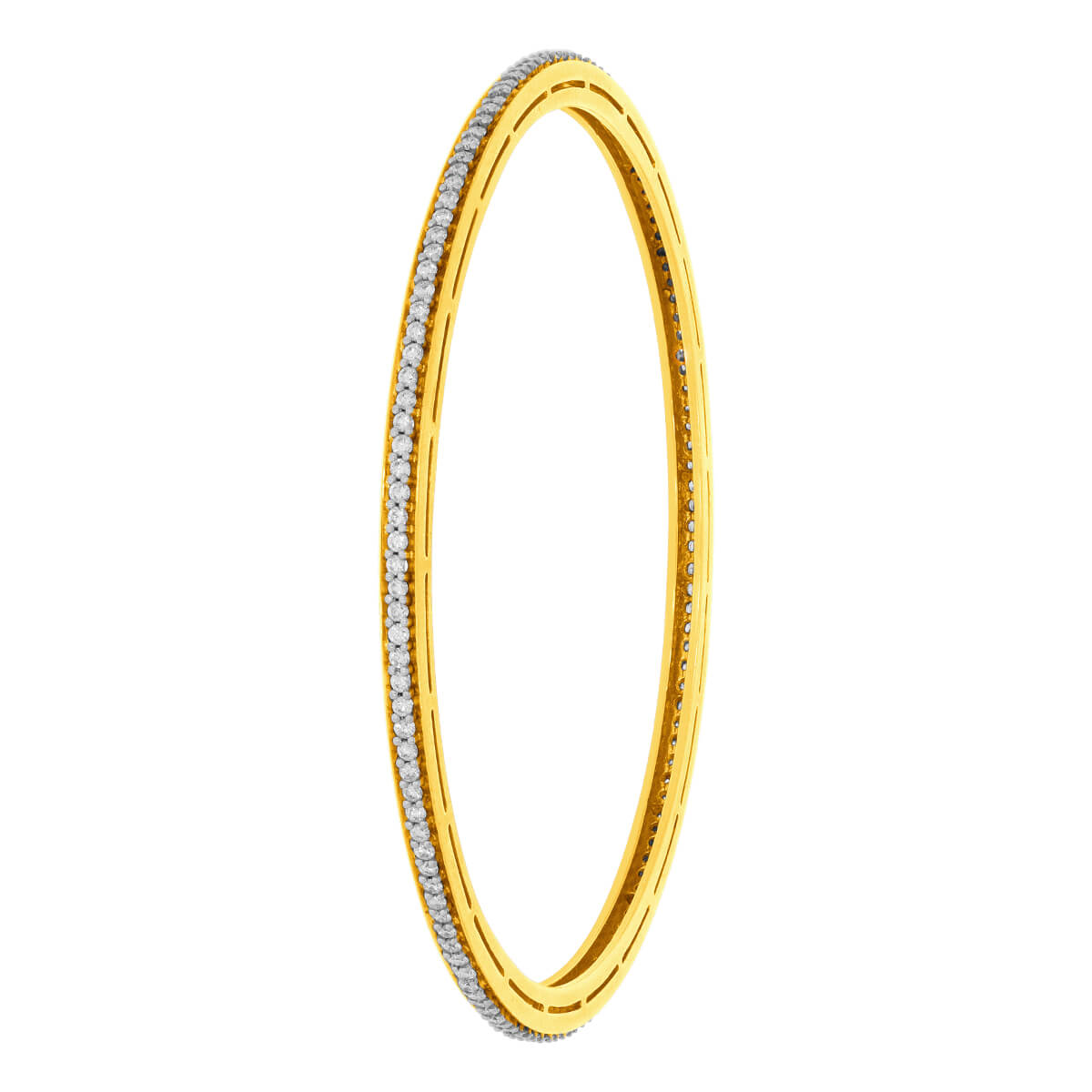 Kalyani Diamond Bangle with Free Gold Coin