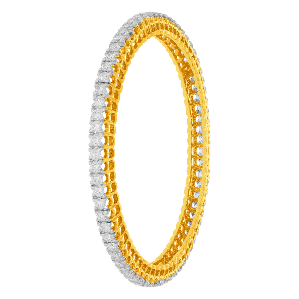 Misha Diamond Bangle with Free Gold Coin