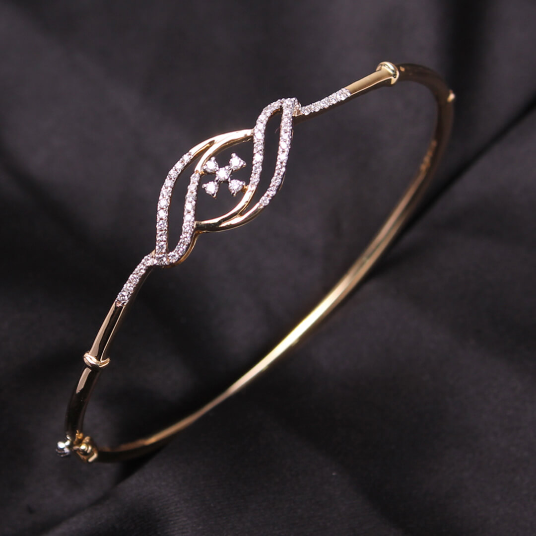 Calla Lily Diamond Bracelet with Free Gold Coin