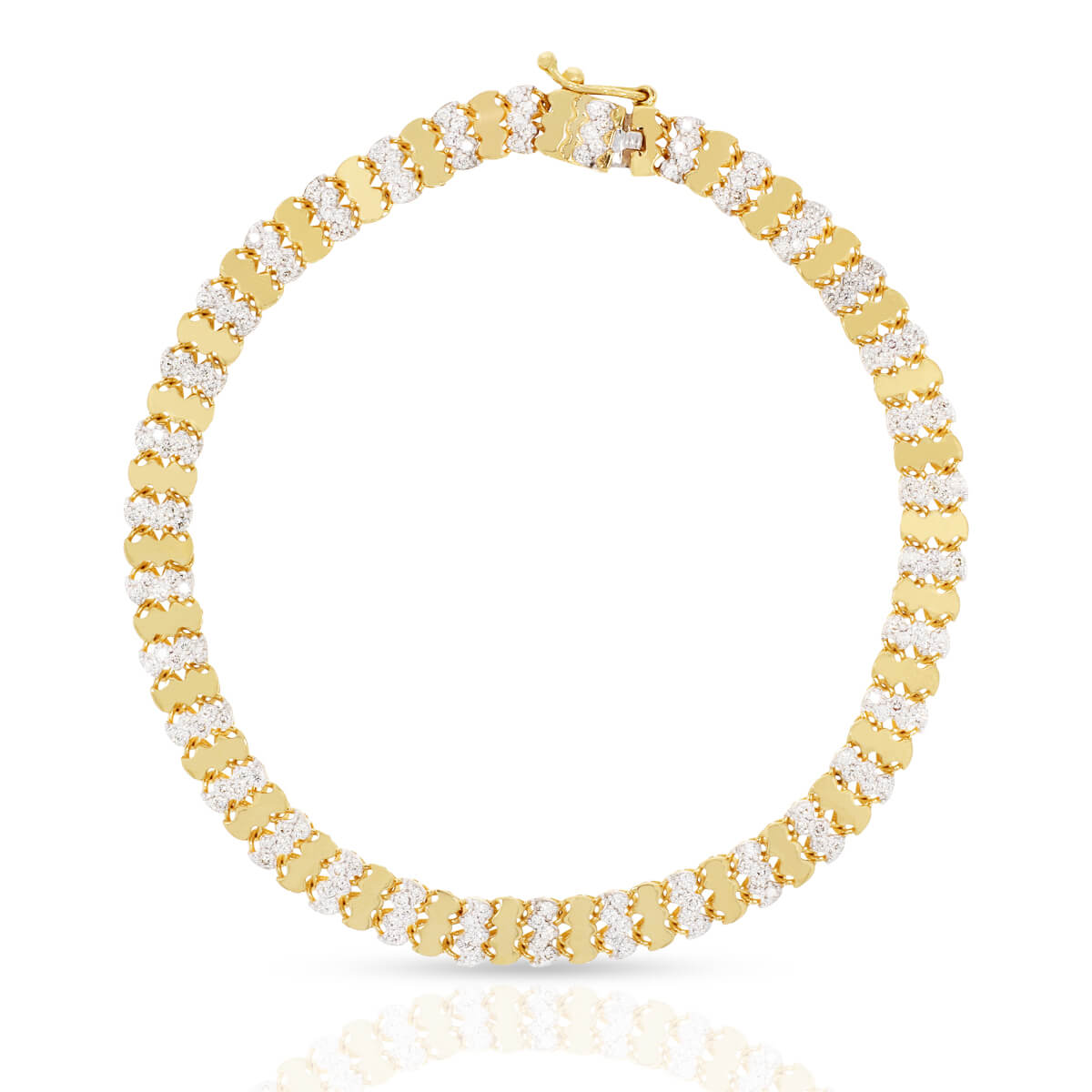 lovely Diamond Bracelet with Free Gold Coin