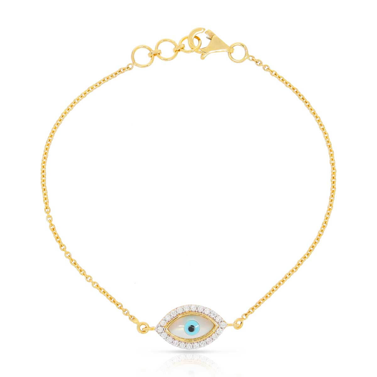 EVIL EYE MARQUISE BRACELET with Free Gold Coin