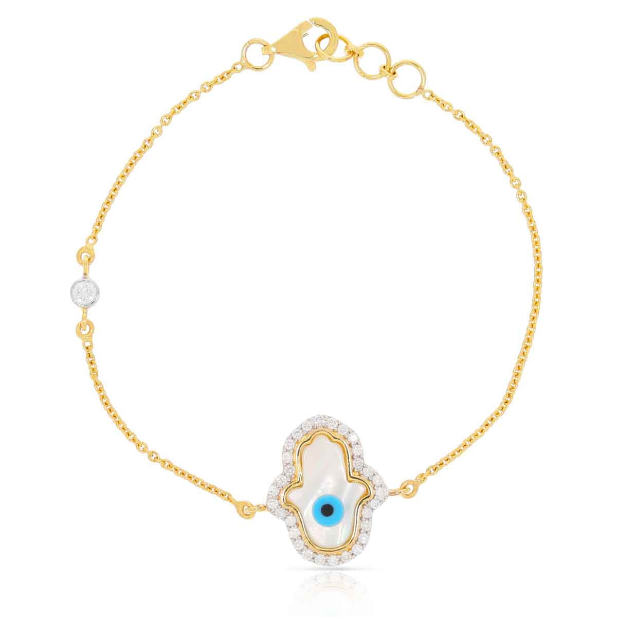 EVIL EYE HAMSA BRACELET with Free Gold Coin