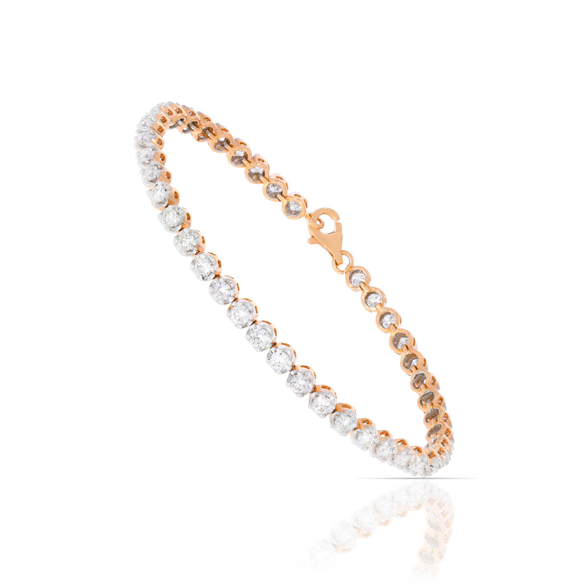 Diamond Dreams Rose Gold Bracelet with Free Gold Coin