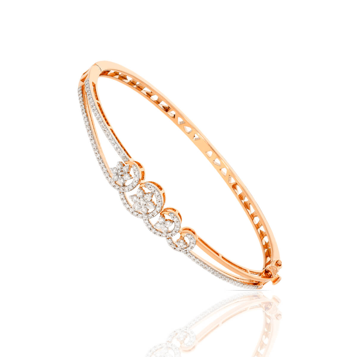 The Exquisite Princess Setting Diamond Bracelet with Free Gold Coin