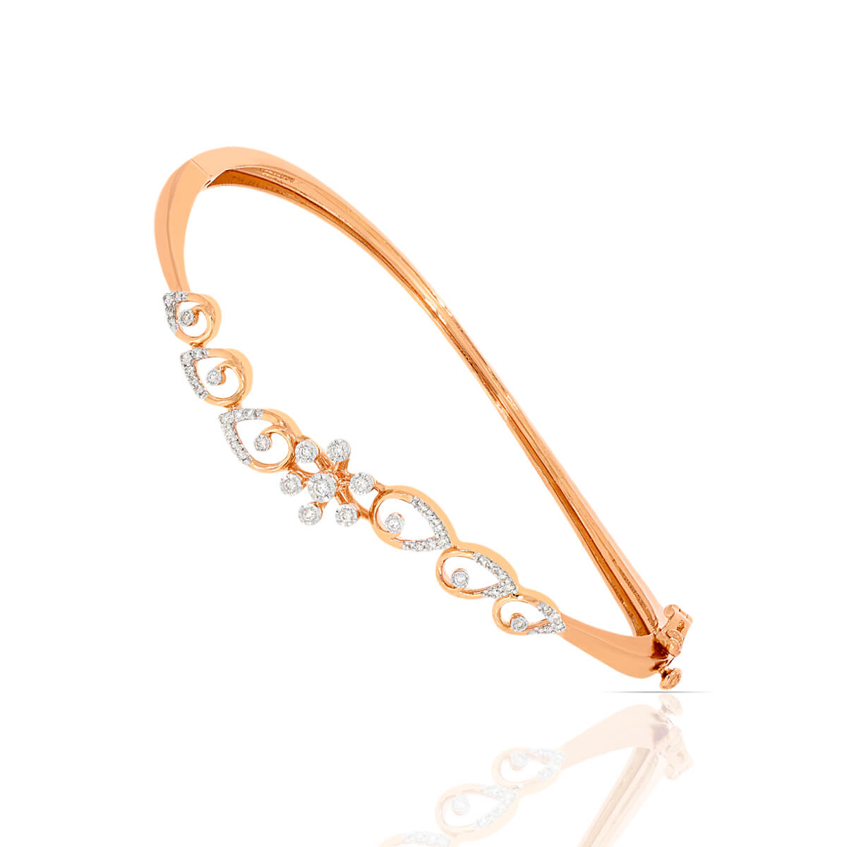 Classic Twist Design Diamond Bracelet