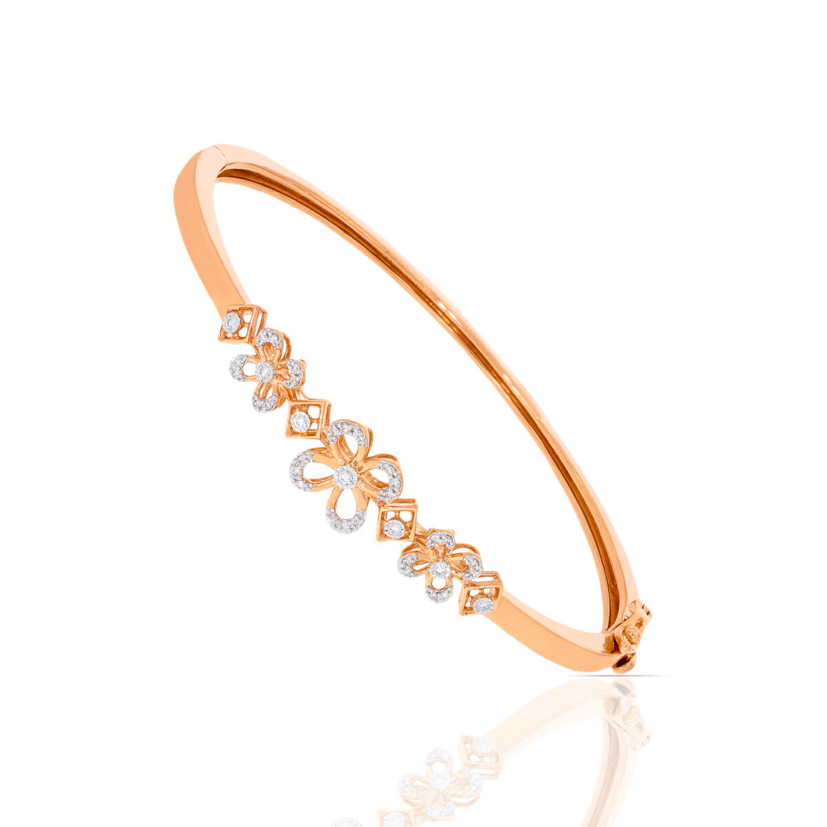 Radiant Blush Glow Diamond Bracelet with Free Gold Coin